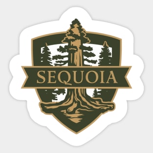 Emblem Sequoia National Park California, US Sticker